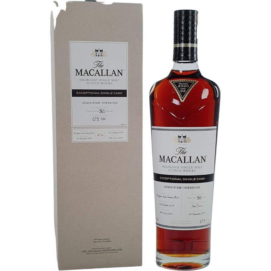 The Macallan Exceptional Single Cask Strength Limited Edition ESB-10935/02 2020 750 ml - Cork & Mash