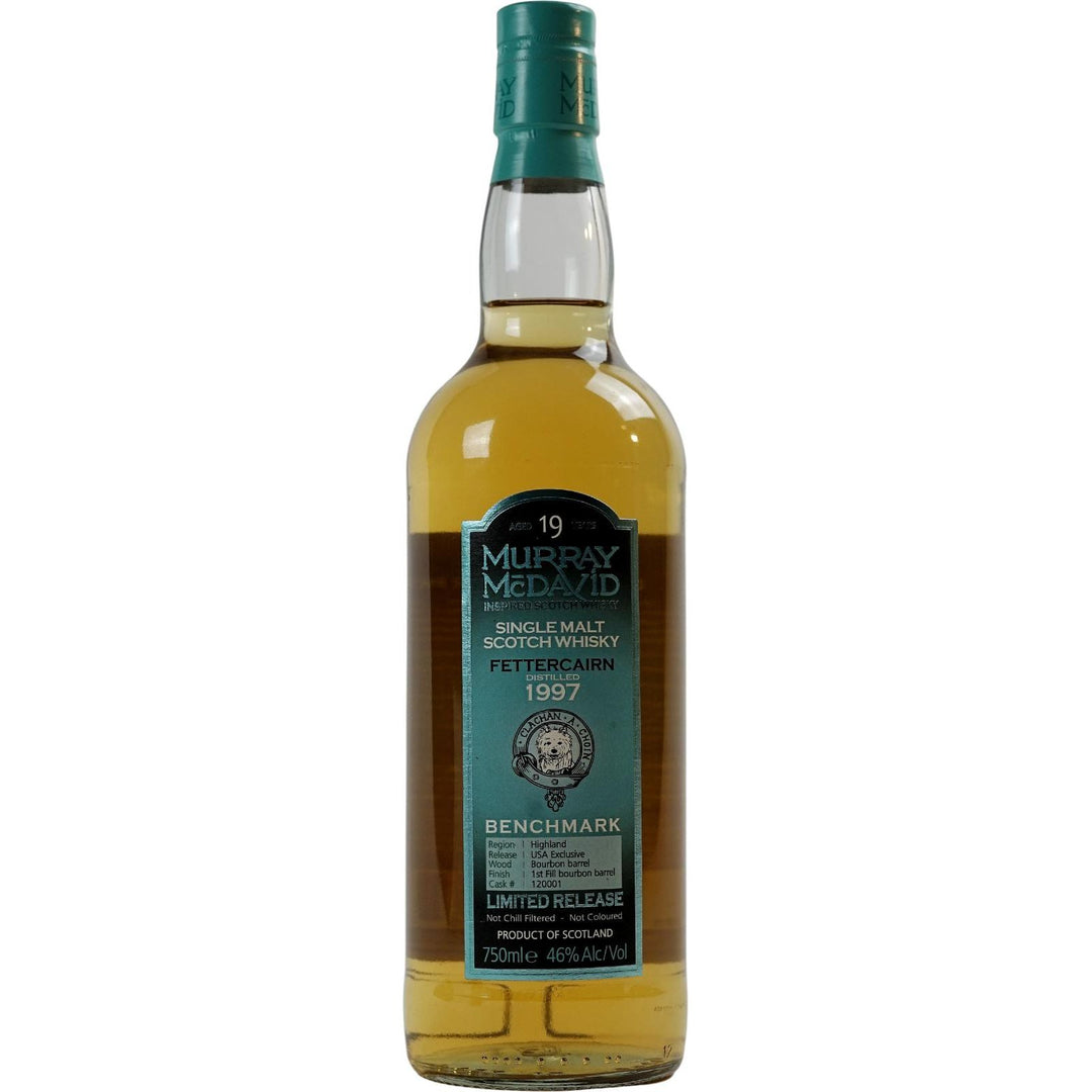 Murray McDavid Single Malt Scotch Whiskey FETTERCAIRN Benchmark Highland Limited Release Distilled 1997 19 year 750 ml - Cork & Mash