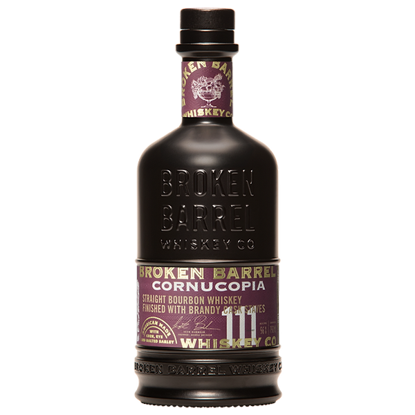 Broken Barrel Cornucopia Straight Bourbon Whiskey Finished in Brandy Cask Staves 750ml - Cork & Mash