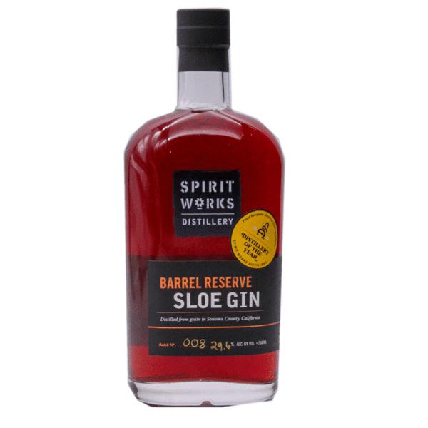 Spirit Works Distillery Barrel Reserve Sloe Gin ( Batch # 010) 750 ml - Cork & Mash