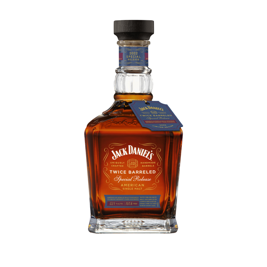 Jack Daniels Twice Barreled Special Release American Single Malt Oloroso Sherry Cask 2022 700ml - Cork & Mash