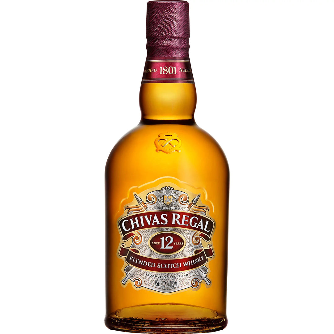 Chivas Regal 12 years with 2 Rock glass 750 ml - Cork & Mash