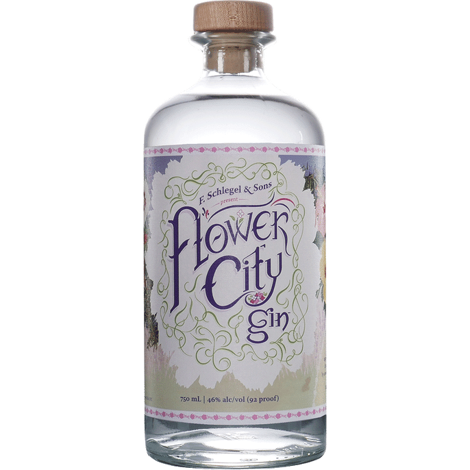 Flower City Gin 750 ml - Cork & Mash