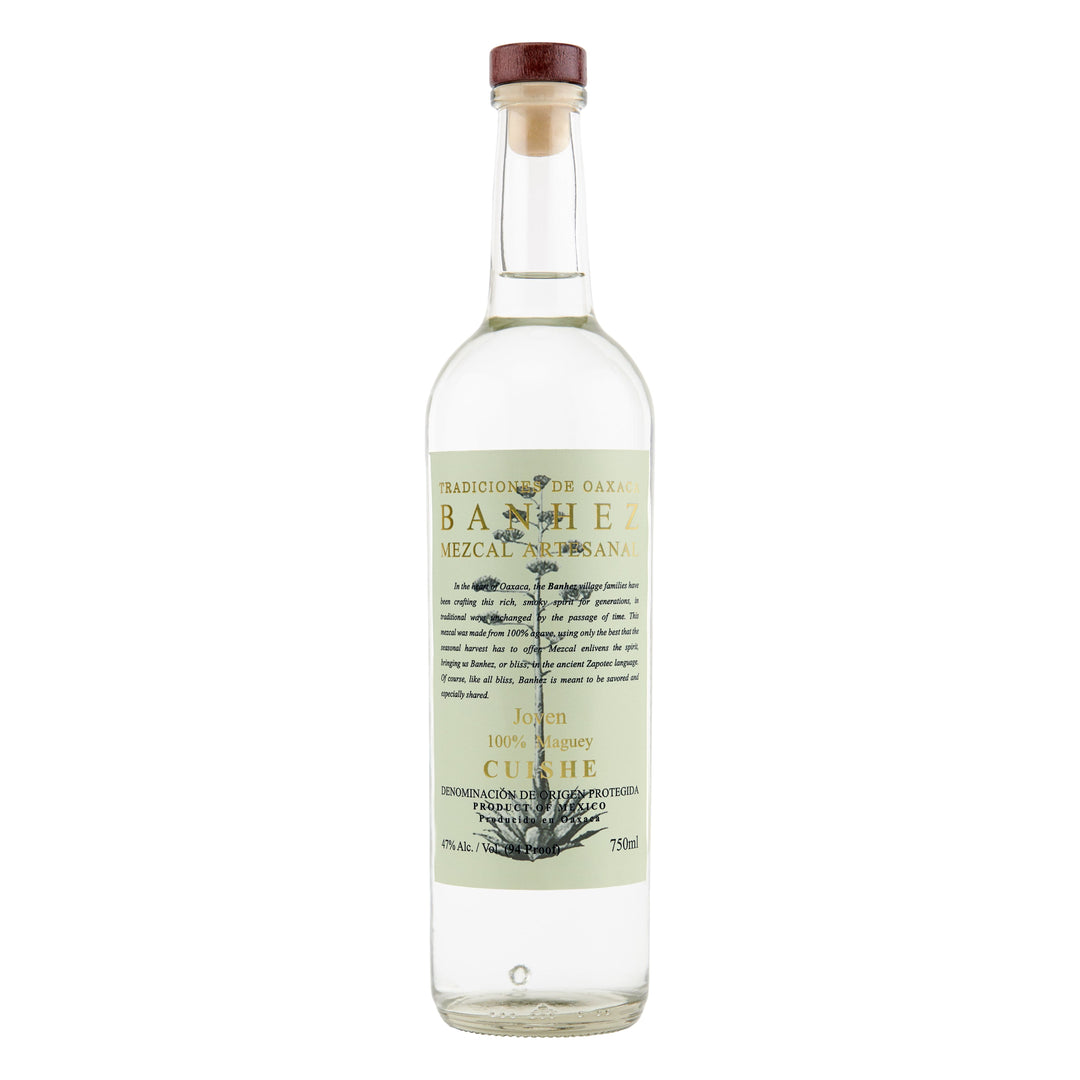 Banhez Artesanal CUISHE Mezcal Joven 750 ml - Cork & Mash