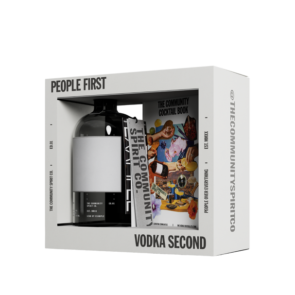 The Community Spirit Vodka / with cocktail recipe book 750 ml - Cork & Mash