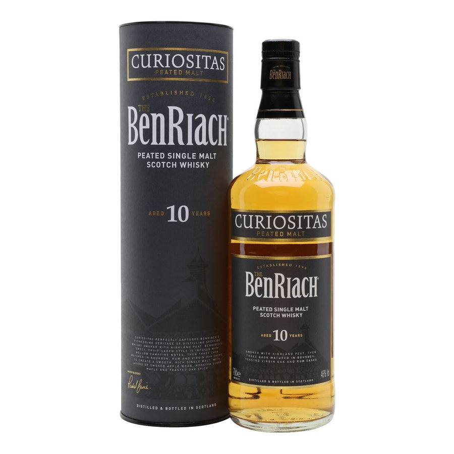 BenRiach Curiositas Peated 10 year 750 ml - Cork & Mash