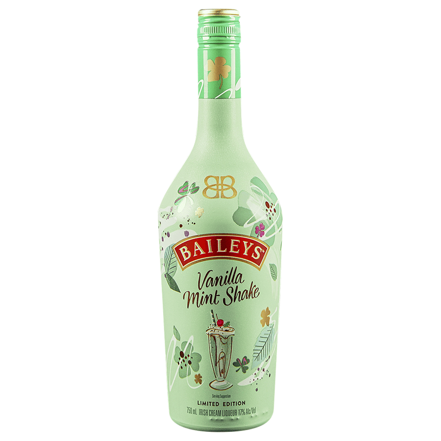 Baileys Vanilla Mint Shake Limited Edition Irish Cream 750 ml - Cork & Mash