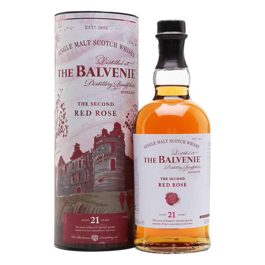 The Balvenie The Second Red Rose 21 Year Old Single Malt Scotch Whisky 750 ml - Cork & Mash