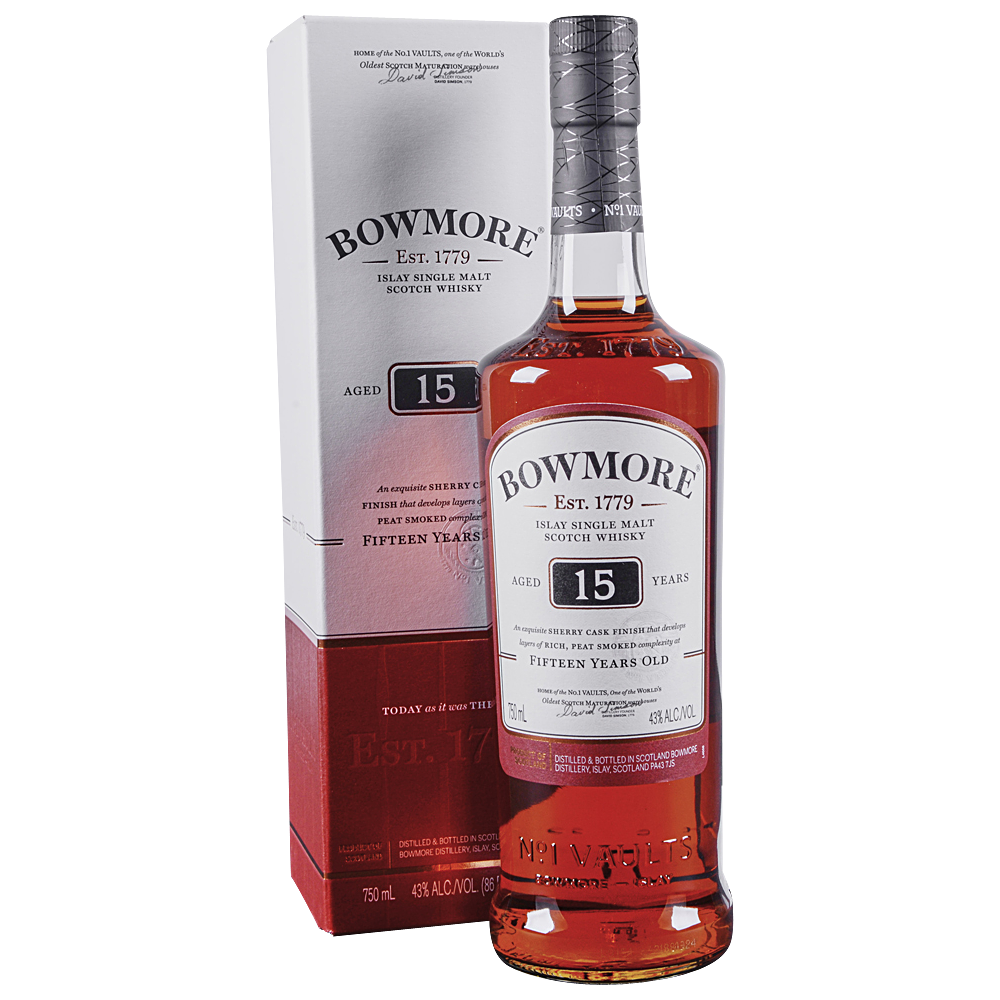 Bowmore Single Malt 15 year 750 ml - Cork & Mash