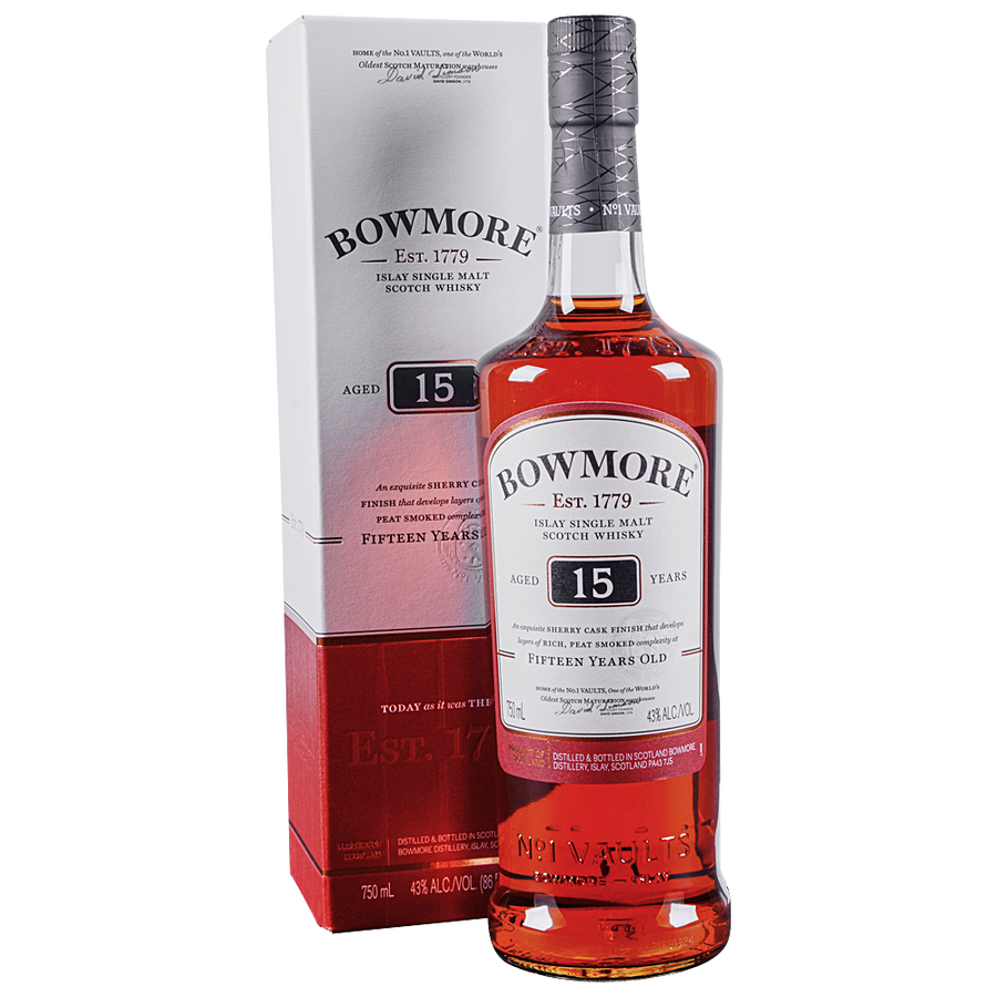 Bowmore Single Malt 15 year 750 ml - Cork & Mash