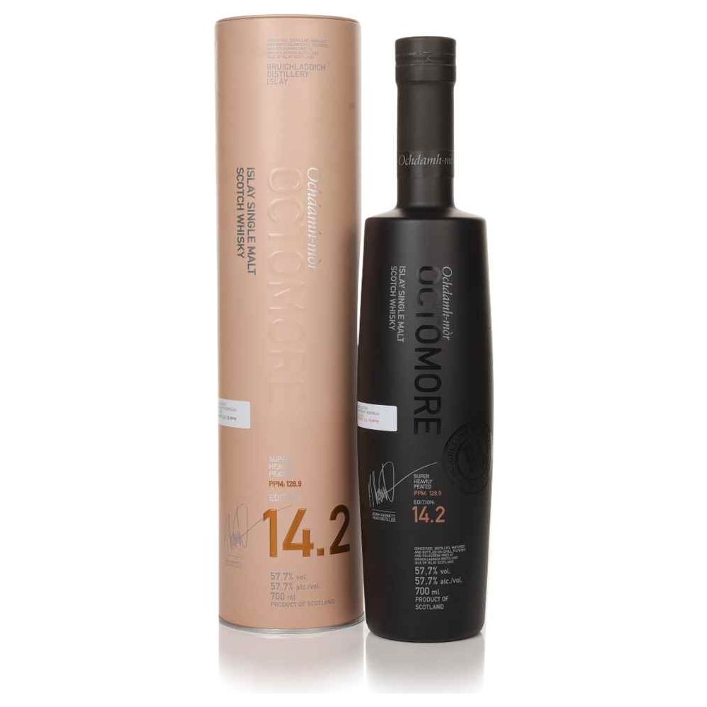 Bruichladdich Octomore 14.2 Single Malt Scotch Whisky 750ml - Cork & Mash