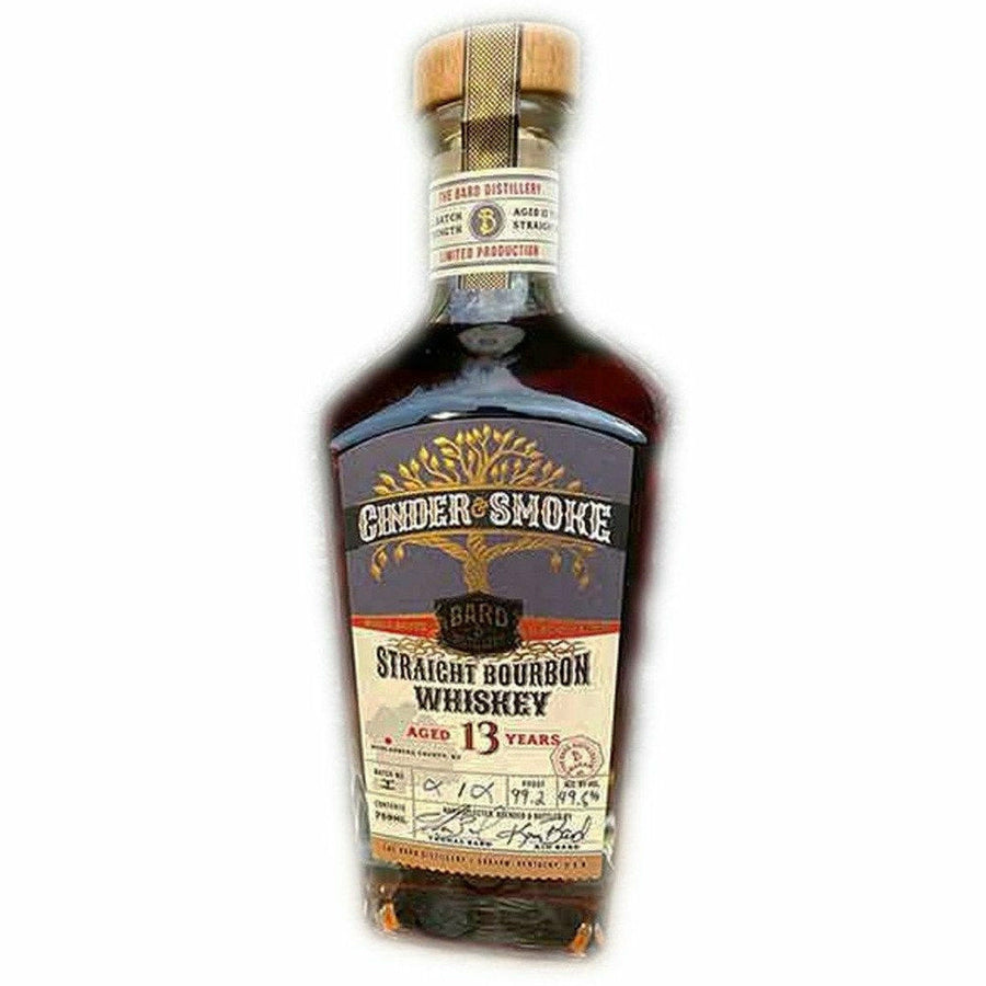 The Bard Distillery Cinder & Smoke 13 Year Straight Bourbon Whiskey 750 ml - Cork & Mash