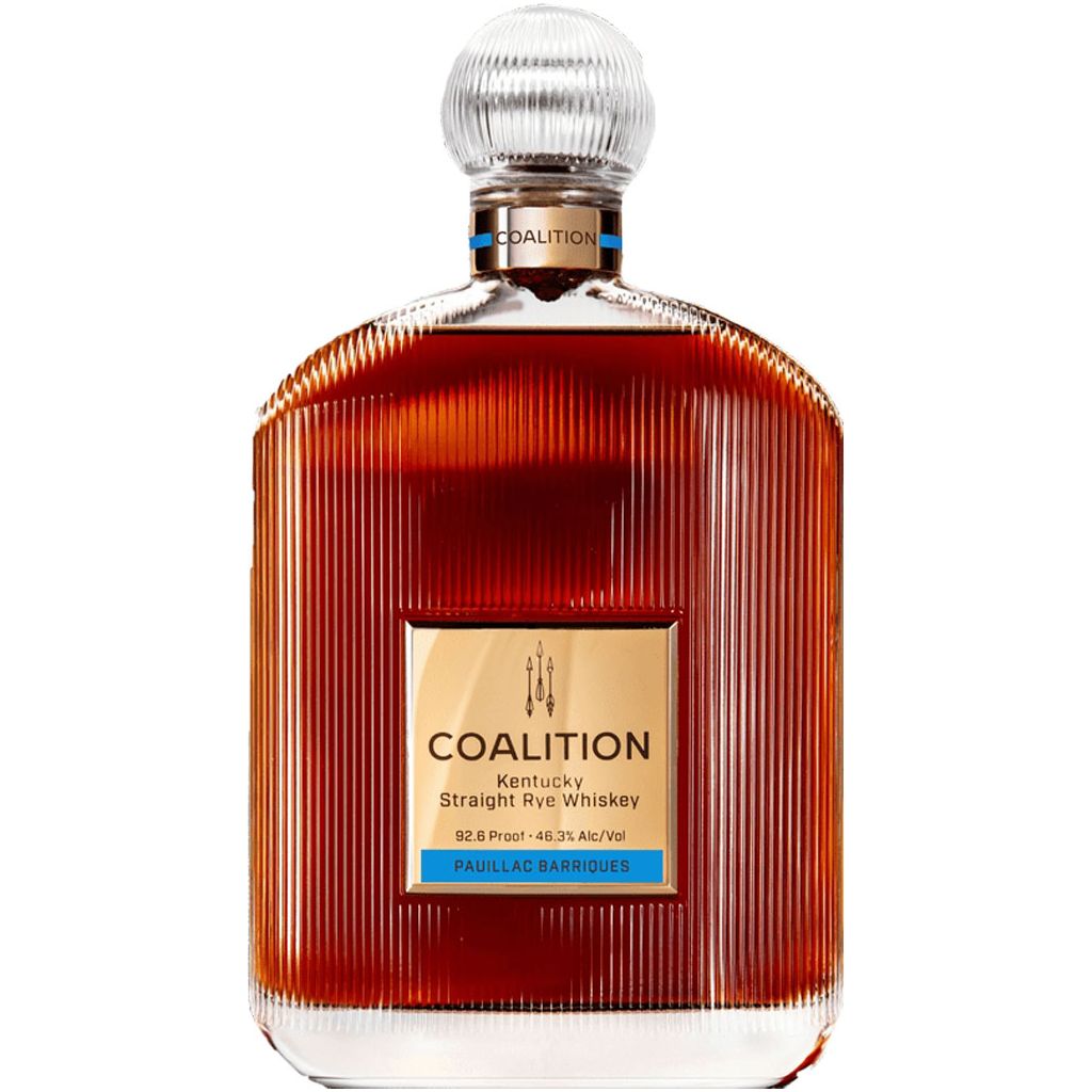 Coalition Straight Rye Whiskey Pauillac Barriques 750 ml - Cork & Mash