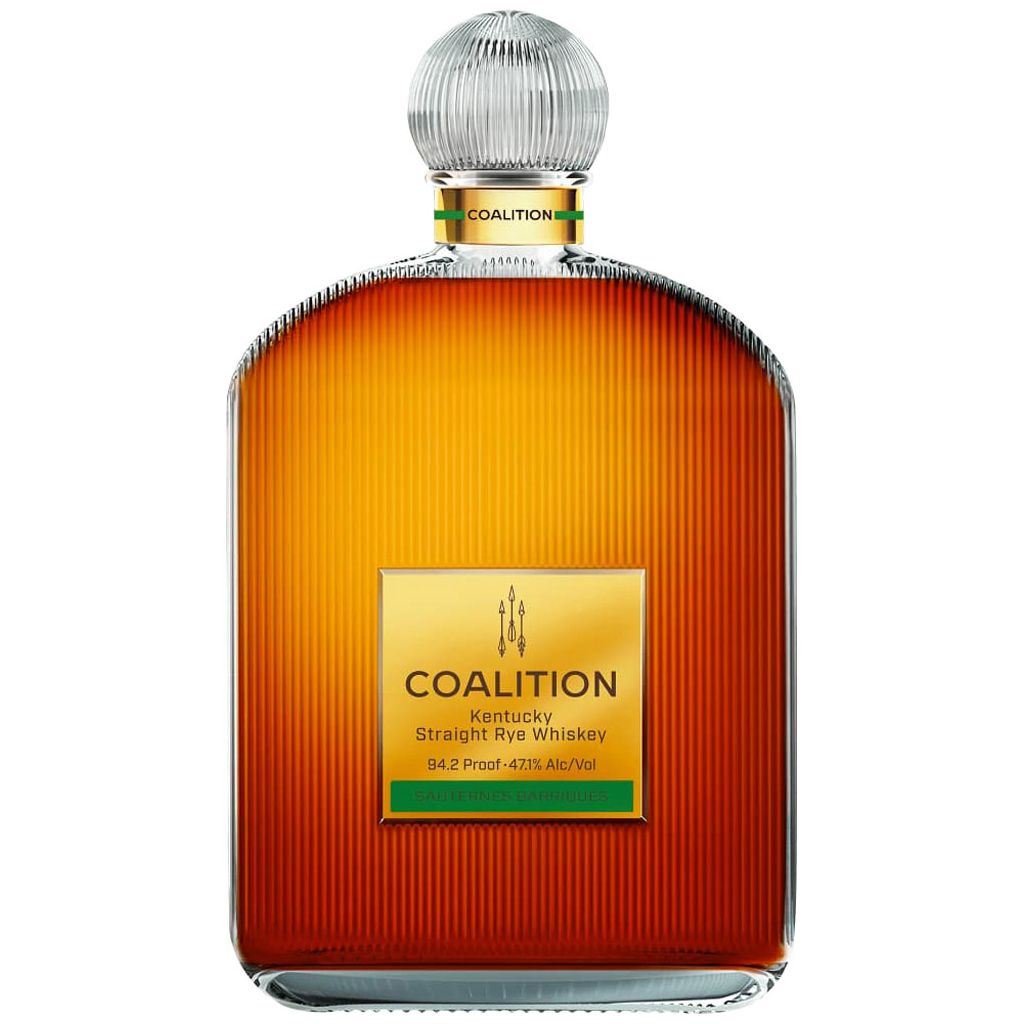 Coalition Straight Rye Whiskey Sauternes Barriques 750 ml - Cork & Mash