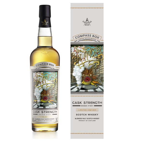 Compass Box The Peat Monster Cask Strength Origin Story Limited Edition 700 ml - Cork & Mash