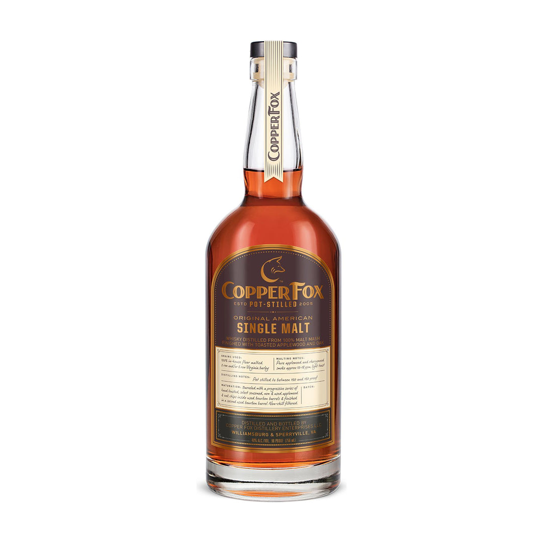 Copper Fox Original American Single Malt 750 ml - Cork & Mash