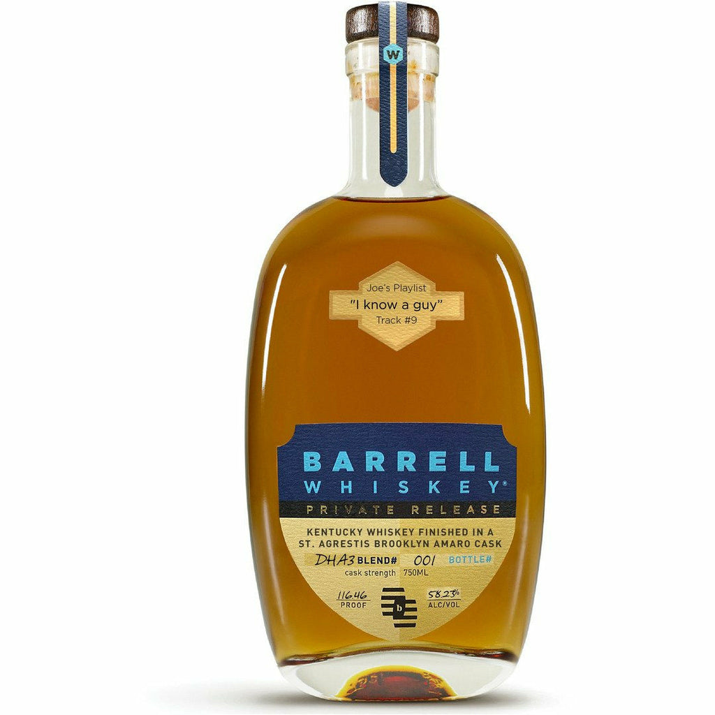 Joe's Playlist Track 9 I Know a Guy Barrell Whiskey Private Release DHA3 750 ml - Cork & Mash