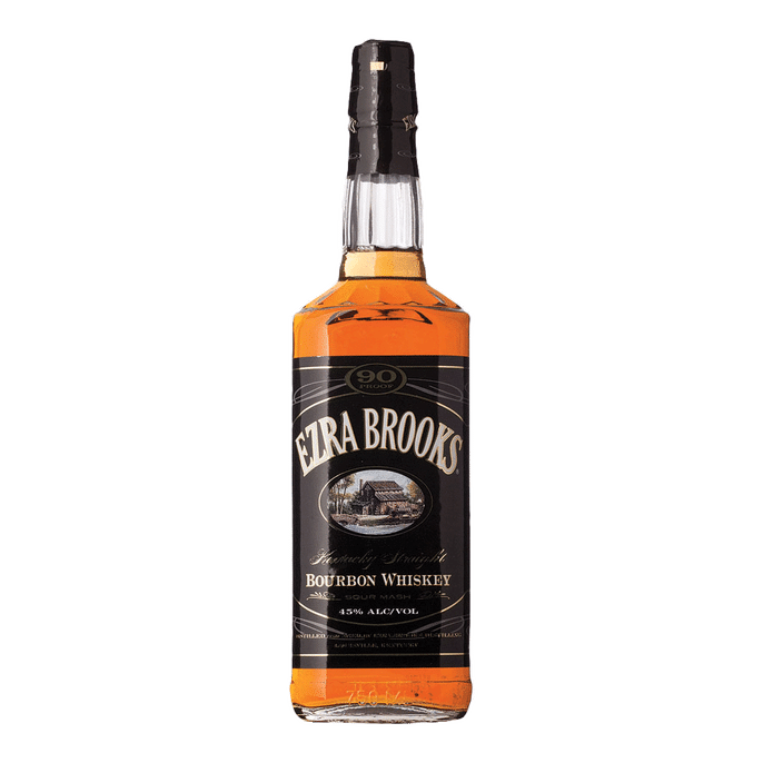 Ezra Brooks Bourbon 750 ml - Cork & Mash