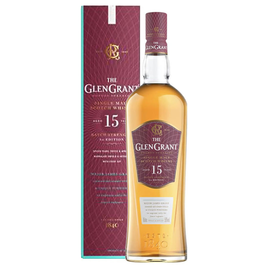 The Glen Grant 15 Year Single Malt Scotch Whisky 750 ml - Cork & Mash