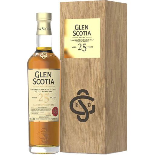 Glen Scotia Campbeltown Single malt Scotch Whisky Aged 25 Years 700 ml - Cork & Mash