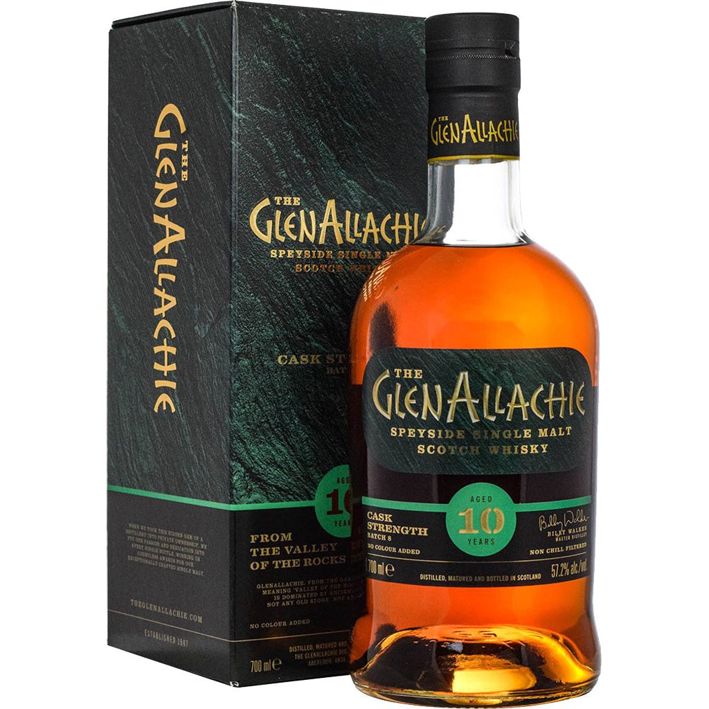 GlenAllachie Cask Strength 10 Year (Batch 8) 700ml - Cork & Mash