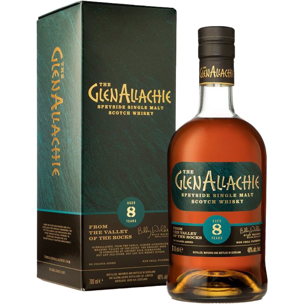 GlenAllachie 8 Year Single Malt Scotch 700ml - Cork & Mash