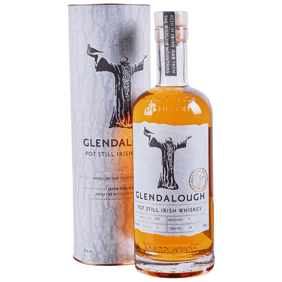 Glendalough Pot Still Irish Whiskey Irish Oak 750 ml - Cork & Mash