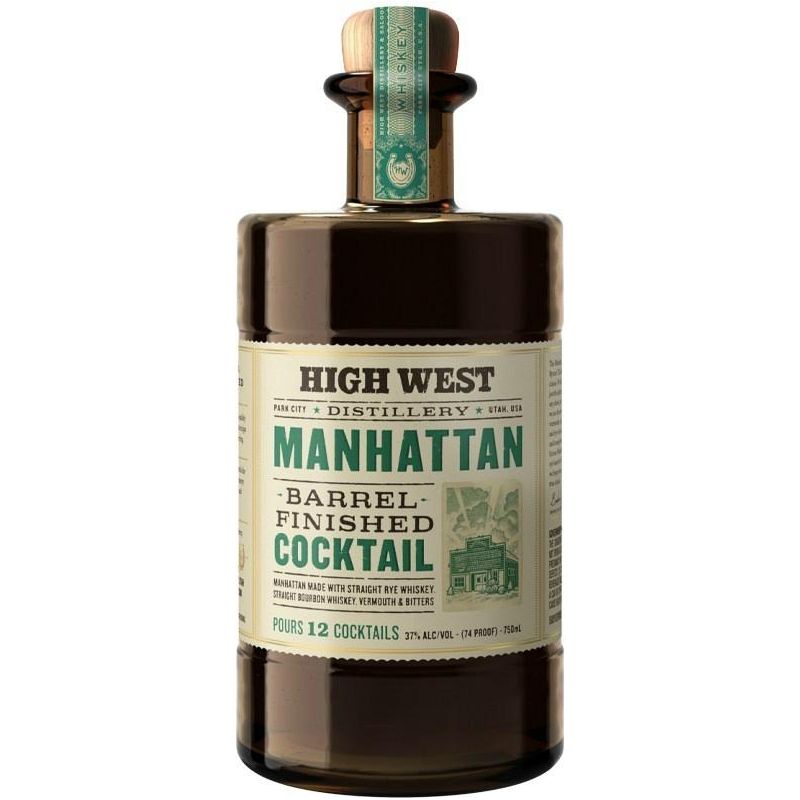 High West Manhattan Barrel Finished Cocktail 750 ml - Cork & Mash