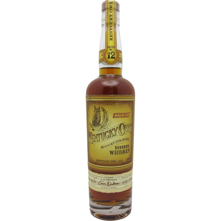 Kentucky Owl Straight Bourbon Batch 12 750 ml - Cork & Mash