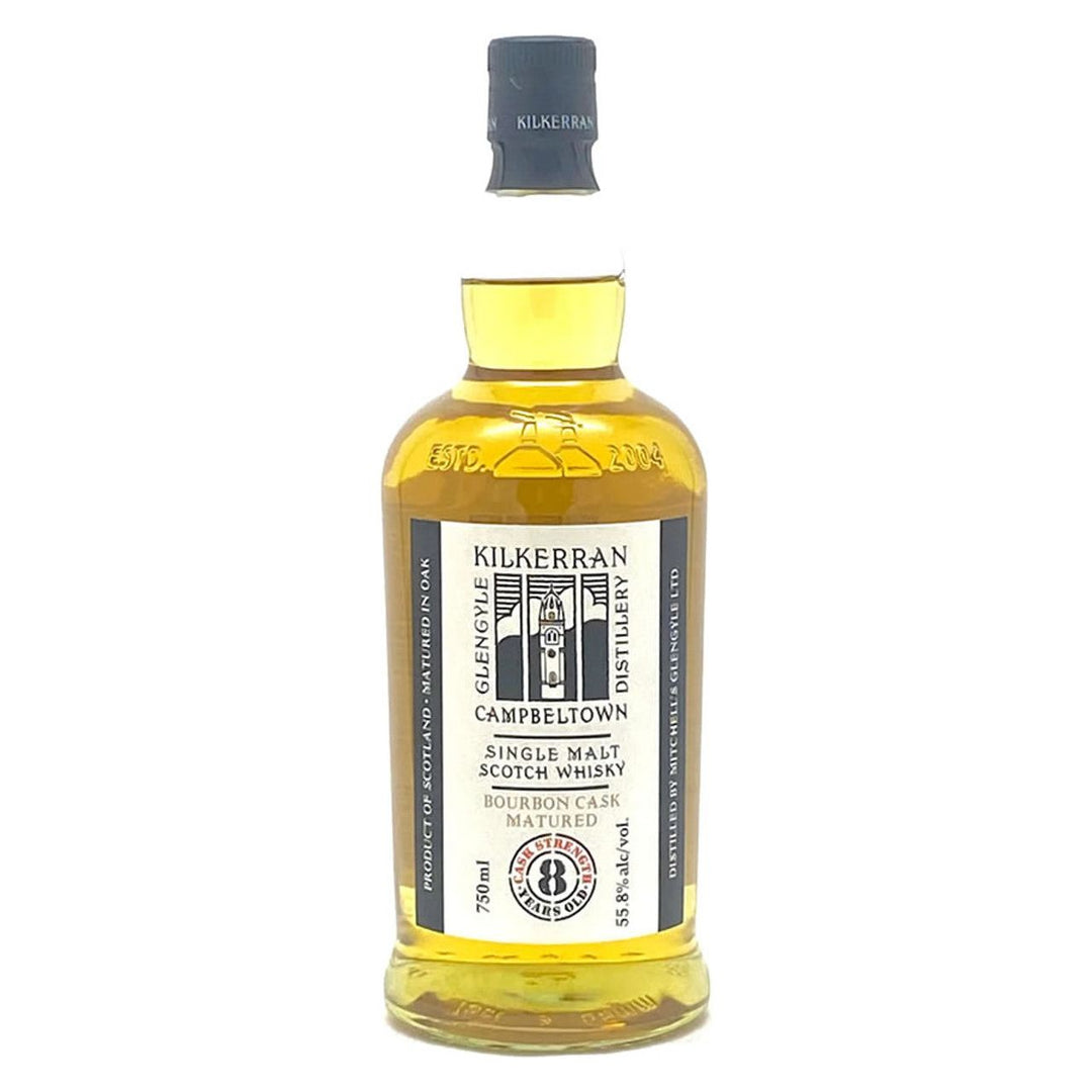 Kilkerran Glengyle Distillery Campbeltown Single Malt Scotch Bourbon Cask 8 year 750 ml - Cork & Mash