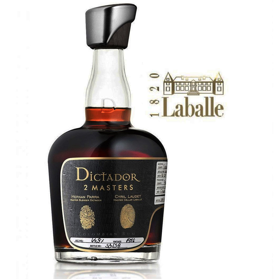 Dictador Rum 2 Masters Laballe 1976 750 ml - Cork & Mash