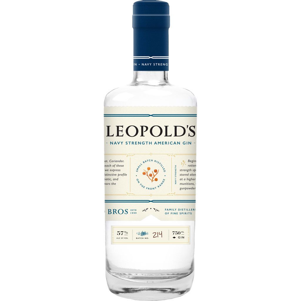 Leopolds Navy Strength Gin 750 ml - Cork & Mash