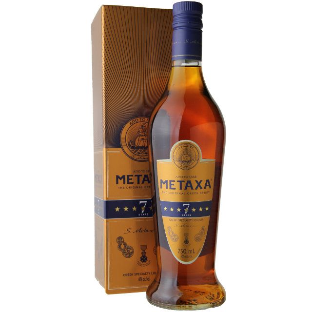 Metaxa 7 Star Brandy 750 ml - Cork & Mash