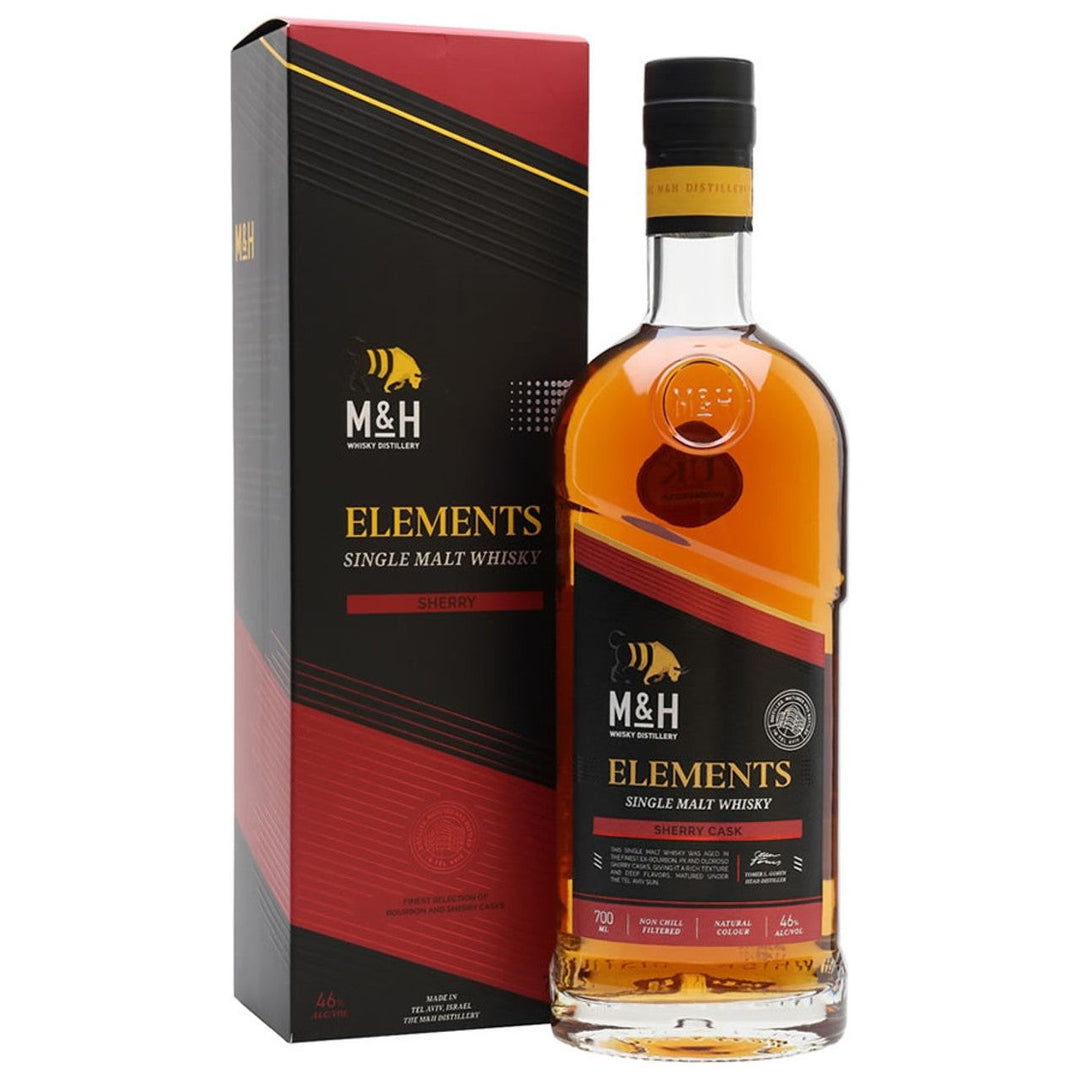 The M and H Distillery Milk and Honey Elements Single Malt Whiskey Sherry Cask 750 ml - Cork & Mash