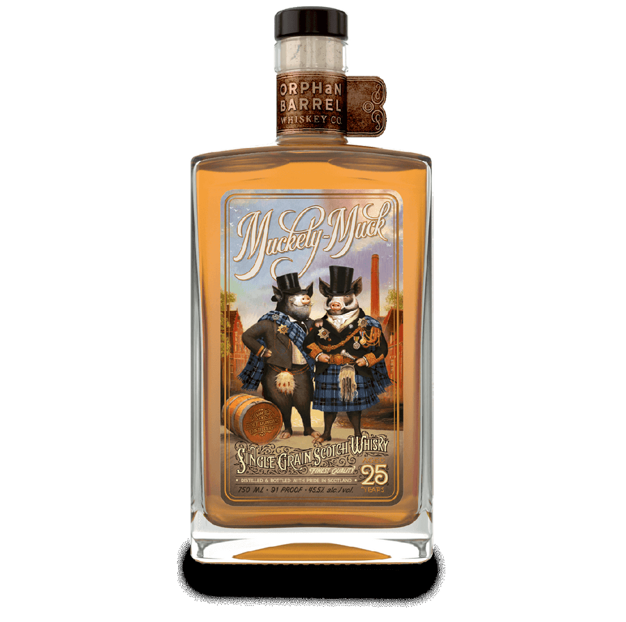 Orphan barrel Muckety Muck Single Grain 25 year 750 ml - Cork & Mash