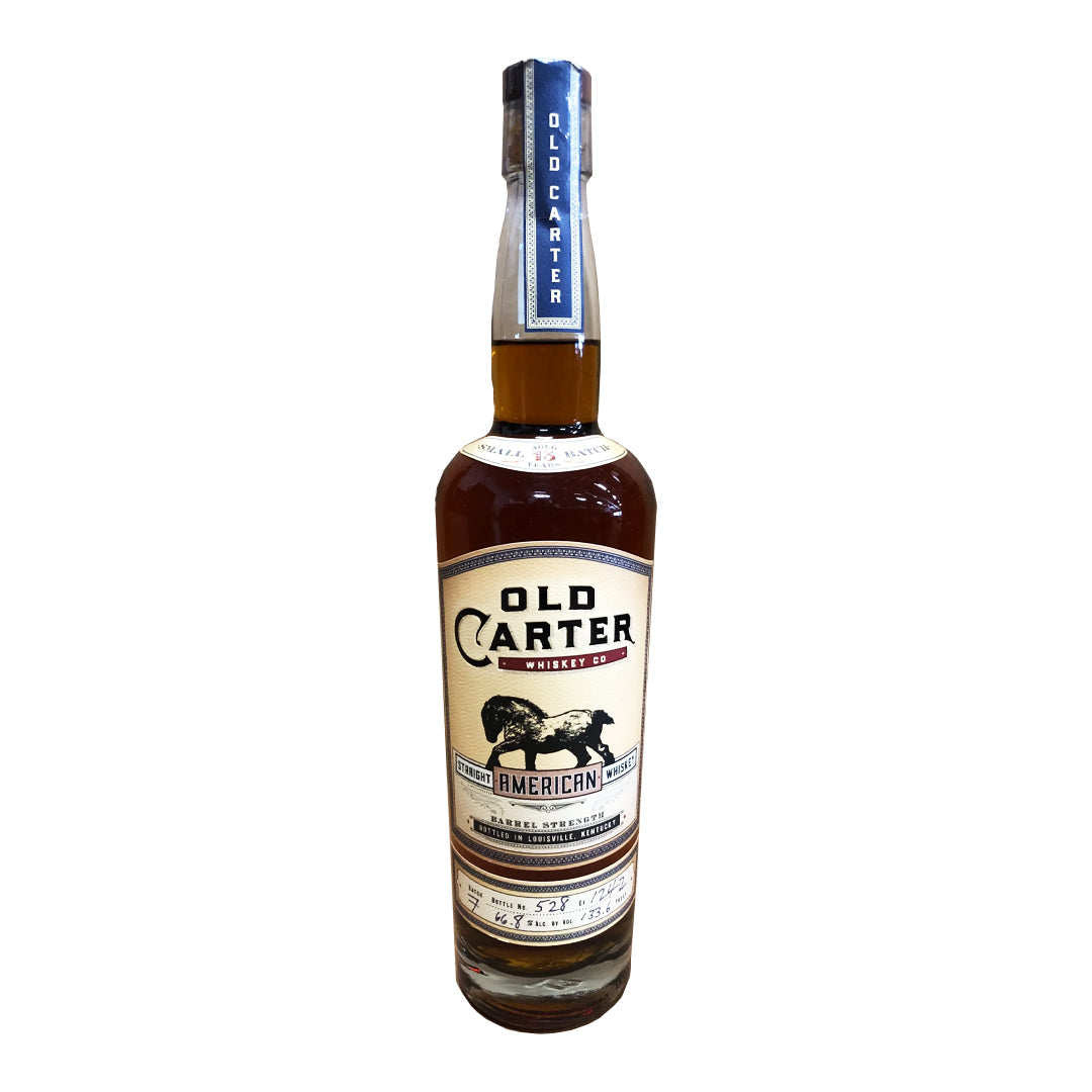 Old Carter Straight American Barrel Strength (Batch 7)Proof 133.6 13 year 750 ml - Cork & Mash