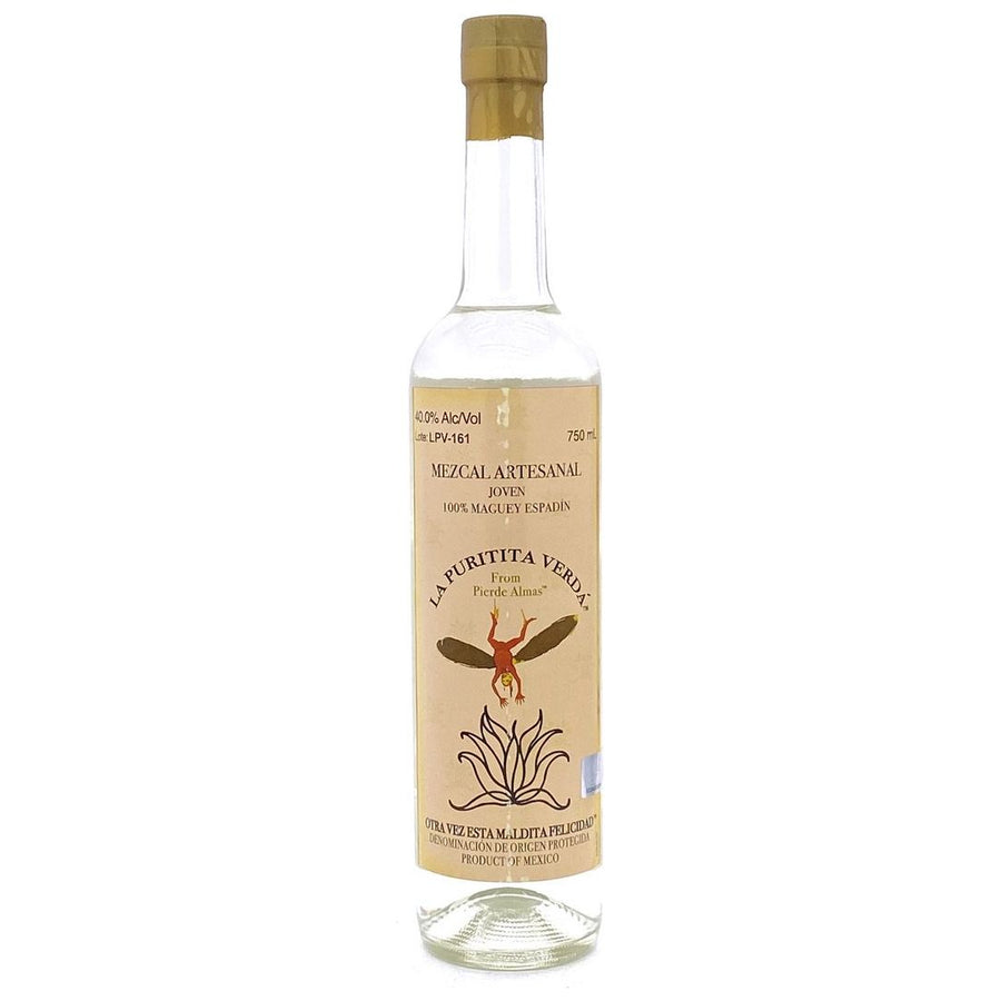 La Puritita Verda Mezcal 750 ml - Cork & Mash