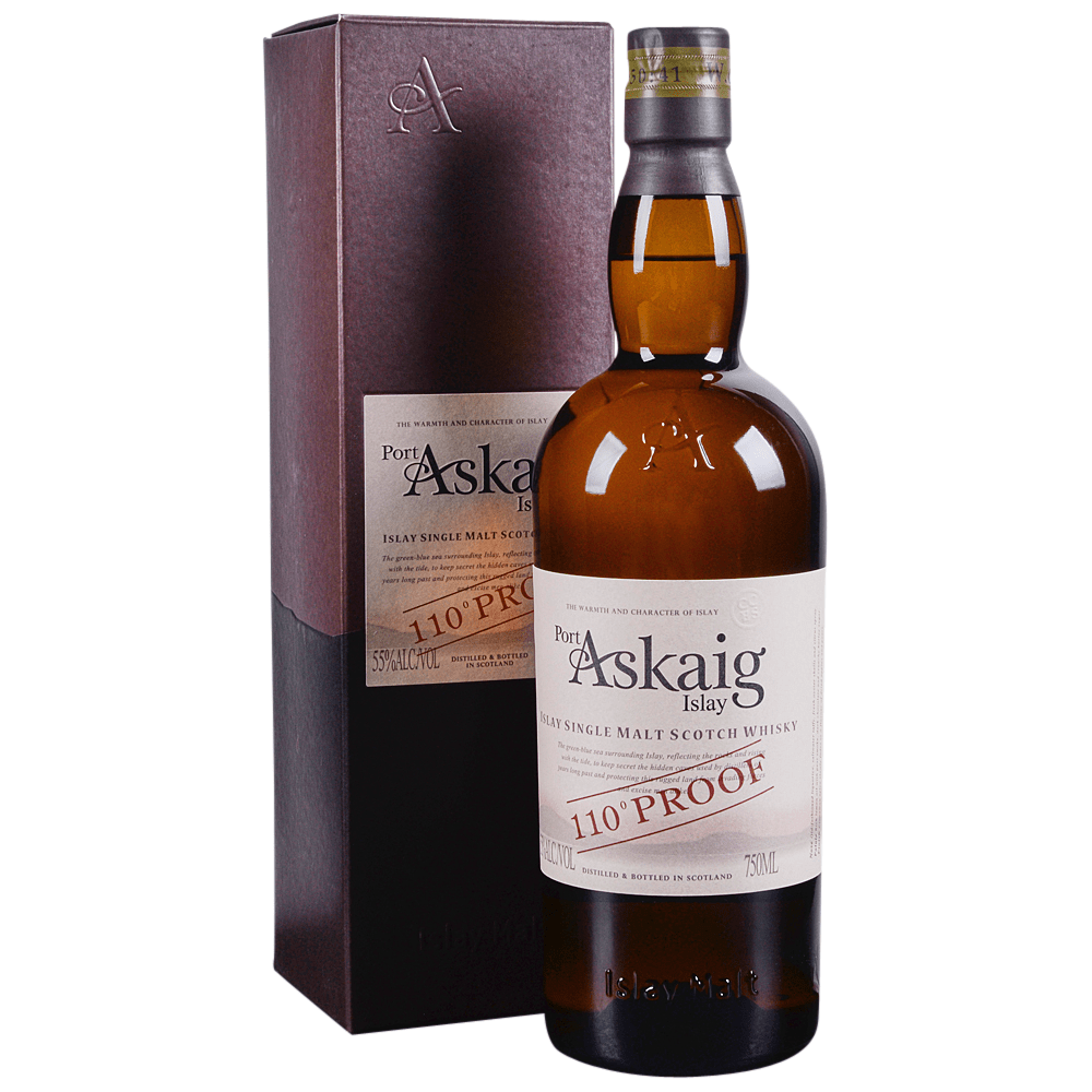 Port Askaig Islay 110 Proof Single Malt Scotch Whiskey 750 ml - Cork & Mash