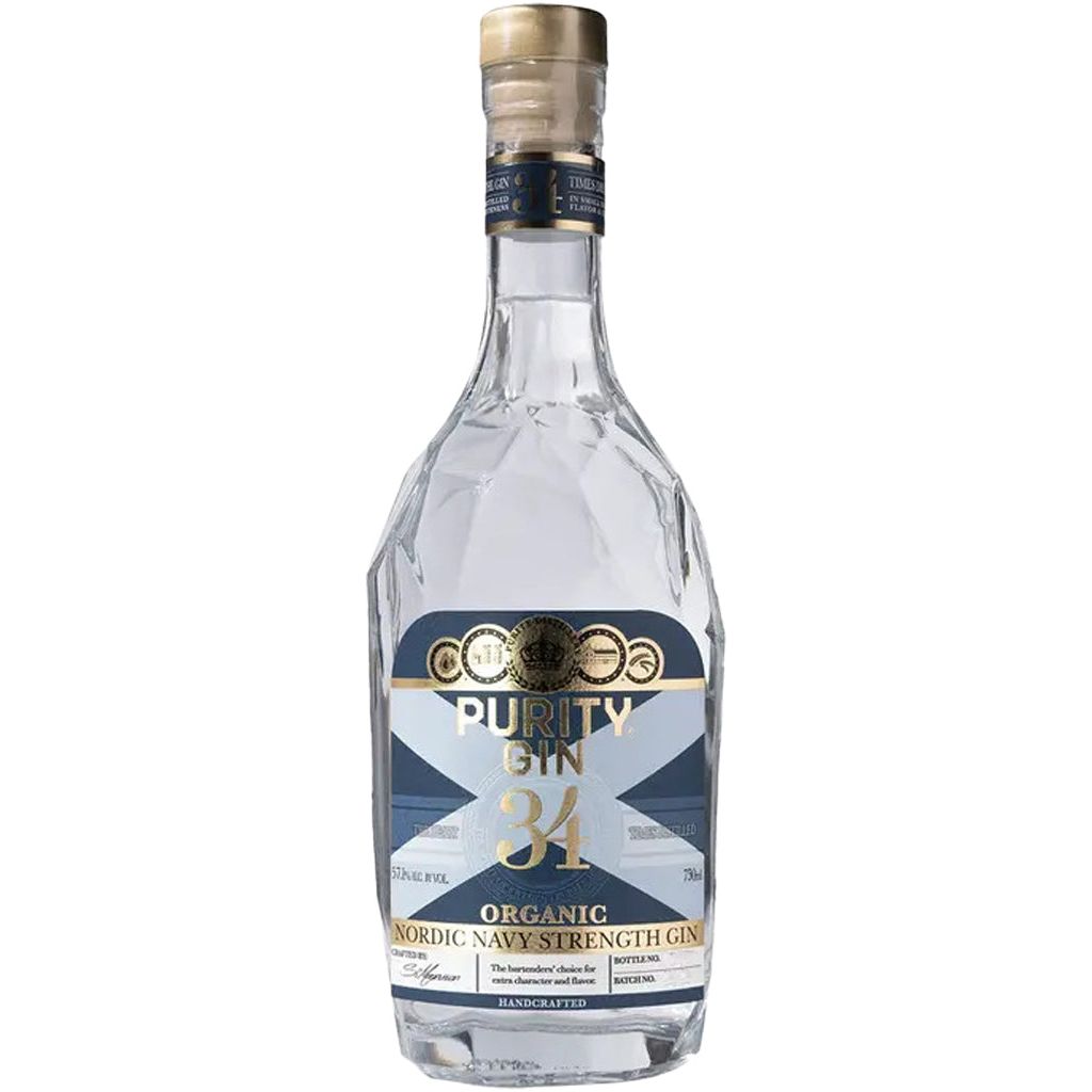 Purity Organic Craft Navy Strength Gin 750 ml - Cork & Mash