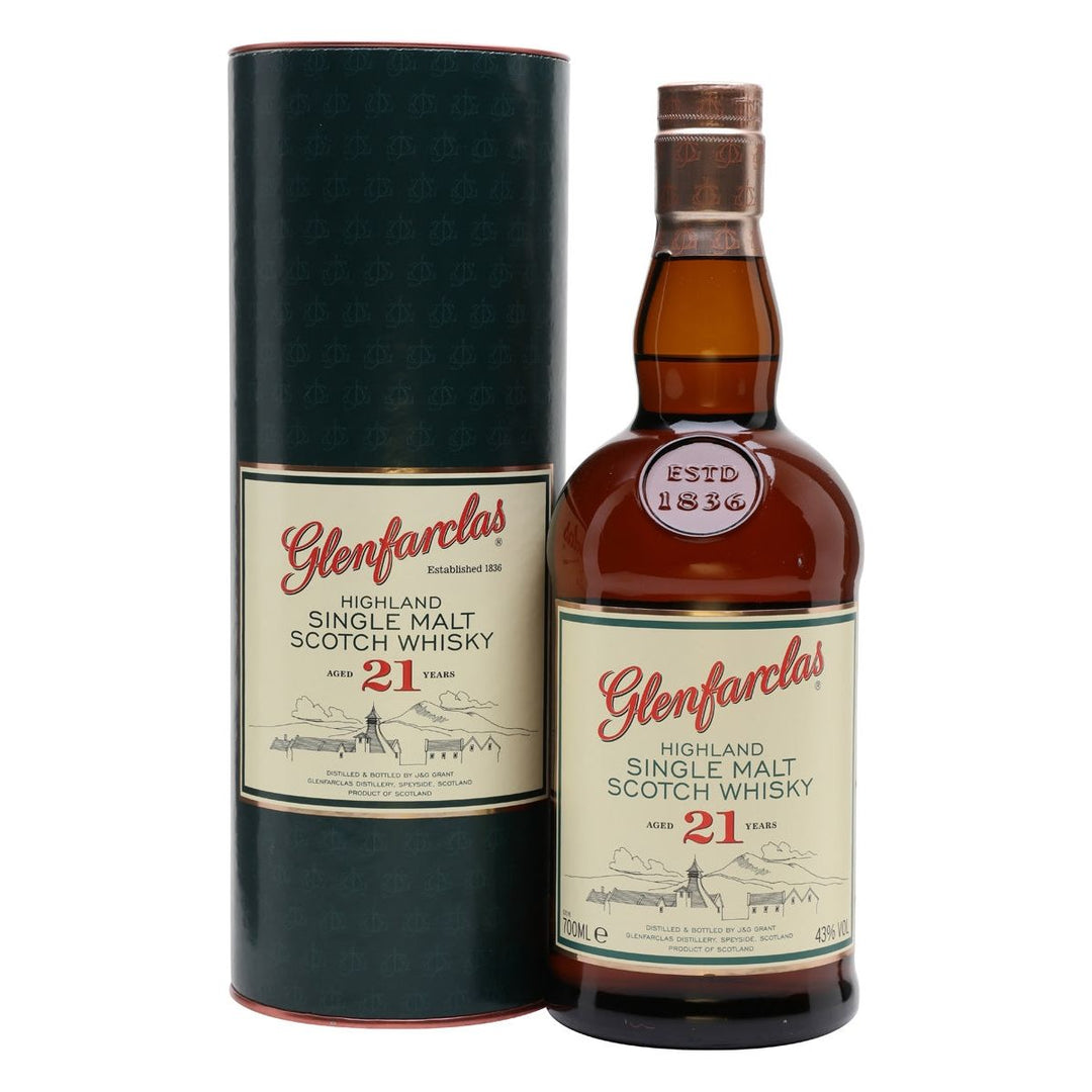 Glenfarclas 21 Year 750 ml - Cork & Mash