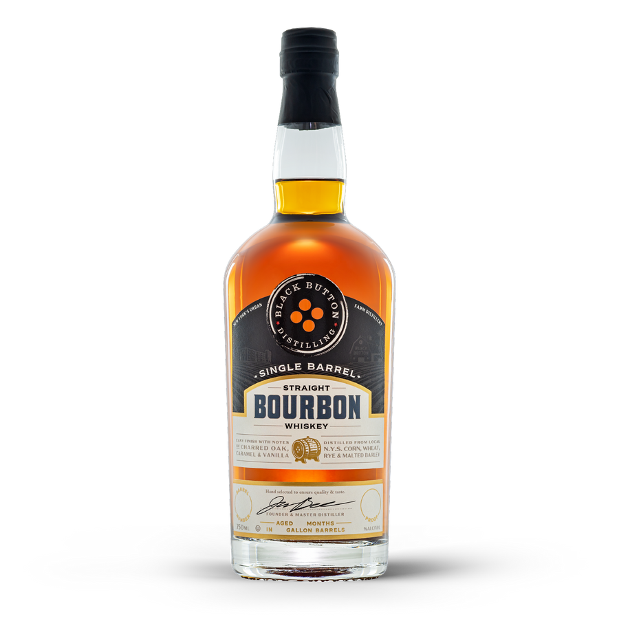 Black Button Cask Strength Single Barrel Straight Bourbon Whiskey 750 ml - Cork & Mash