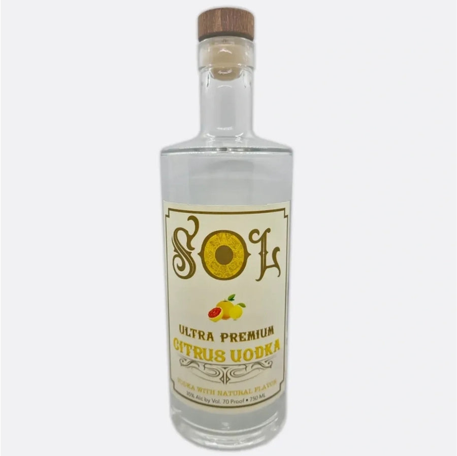 Sol Citrus Vodka 750 ml - Cork & Mash