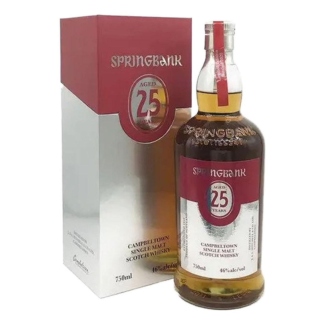 Springbank Distillery Campbeltown Single Malt Scotch 25 year 750 ml - Cork & Mash