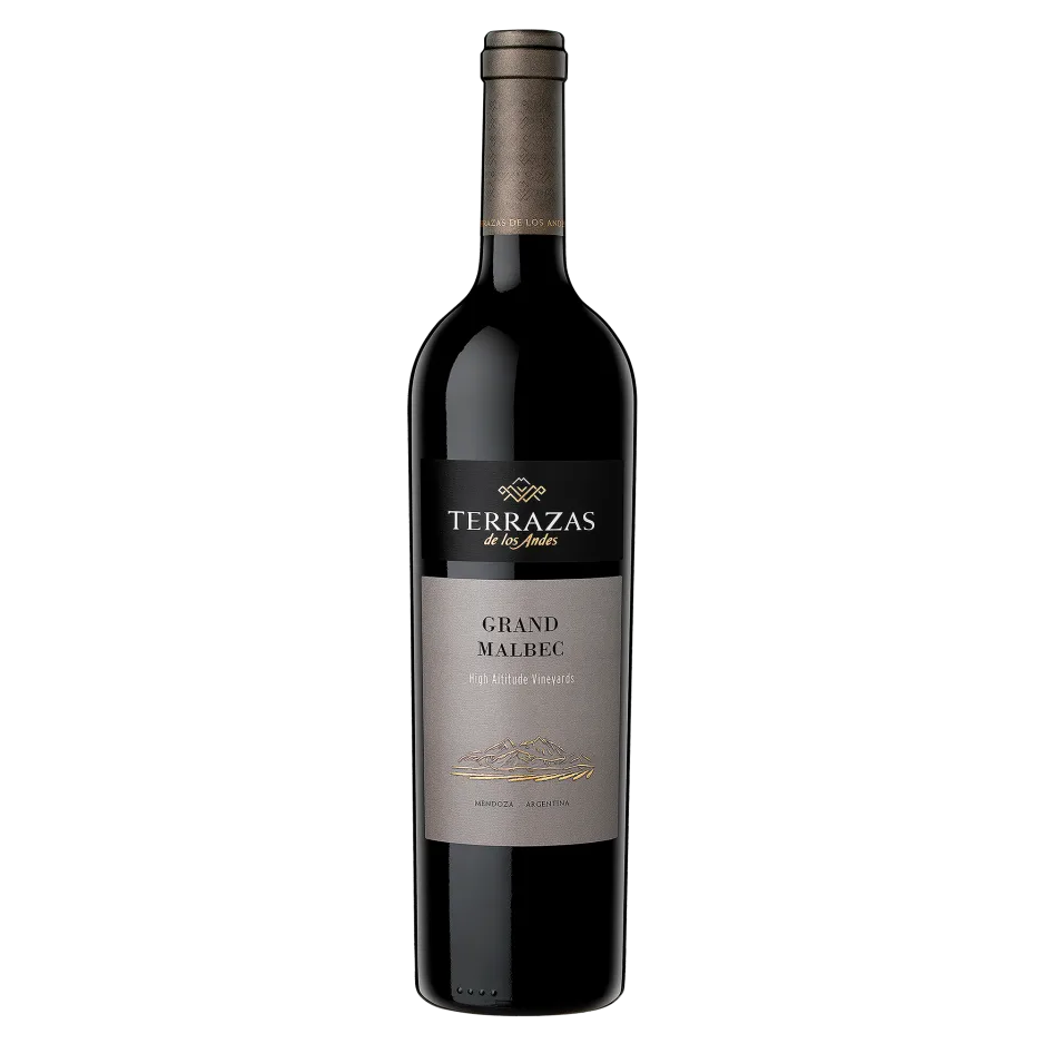 Terrazas De Los Andes Grand Malbec High Altitude vineyards 750ml - Cork & Mash