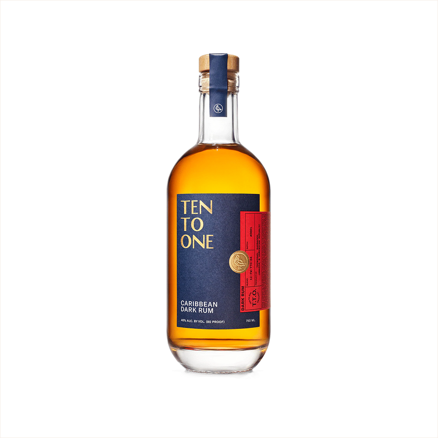 Ten To One Caribbean Dark Rum 750 ml - Cork & Mash