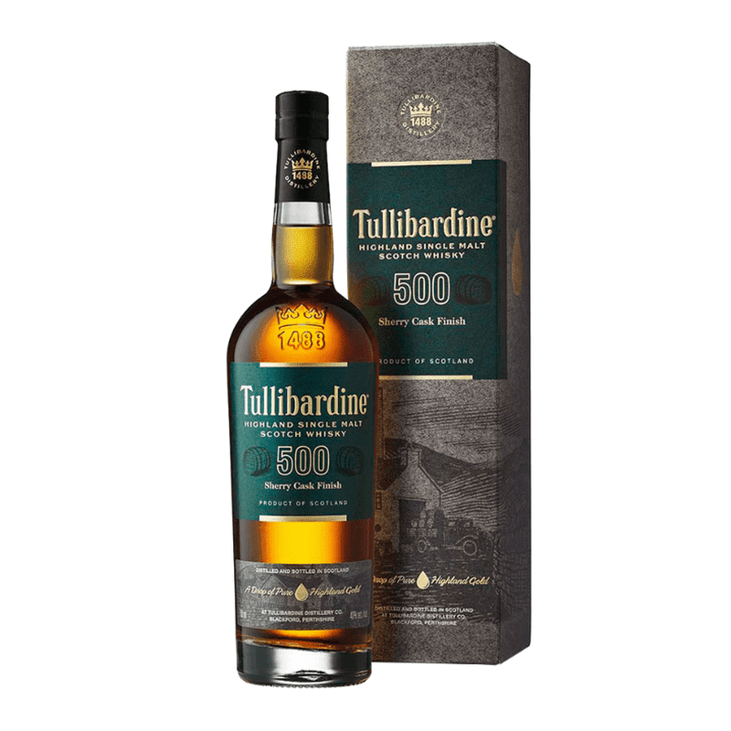 Tullibardine 500 Sherry Cask Finish Highland Single Malt Scotch Whisky 750 ml - Cork & Mash