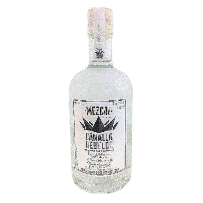 Canalla Rebelde Mezcal Joven Espadin 750 ml - Cork & Mash