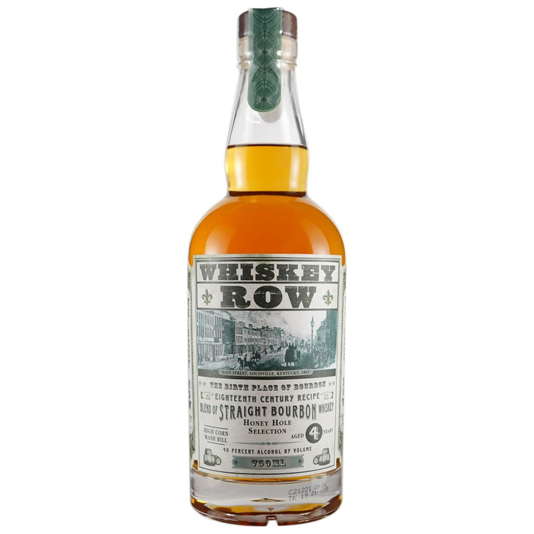 Whiskey Row Straight Bourbon Honey Hole Selection 4 year 750 ml - Cork & Mash