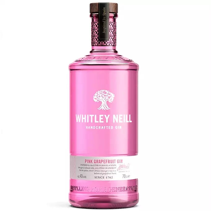 Whitley Neill Pink Grapefruit Flavored Gin 750ml - Cork & Mash