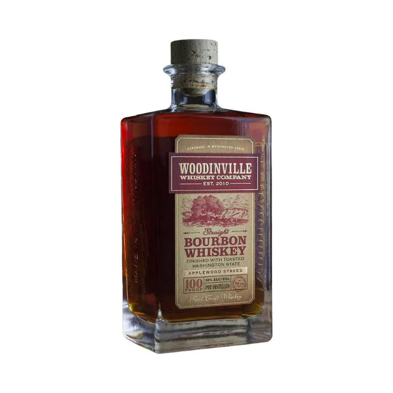 Woodinville Straight Bourbon Whiskey Applewood Staves 750ml - Cork & Mash